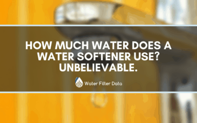 How Much Water Does a Water Softener Use? Unbelievable.